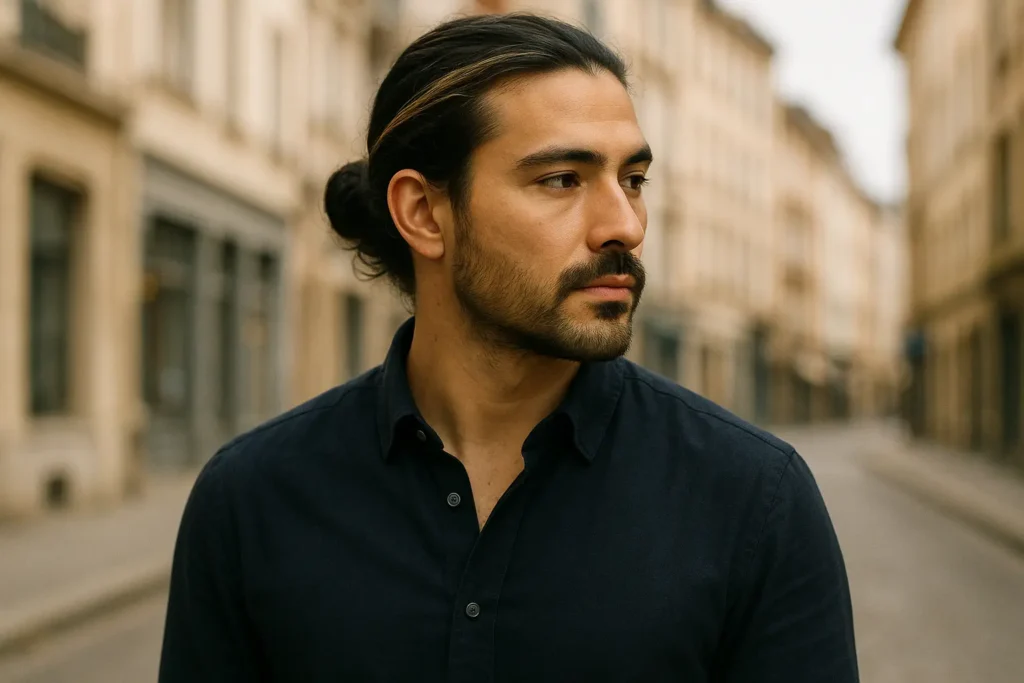 Mann steht selbstbewusst – Sinnbild für Selbstvertrauen und innere Stärke