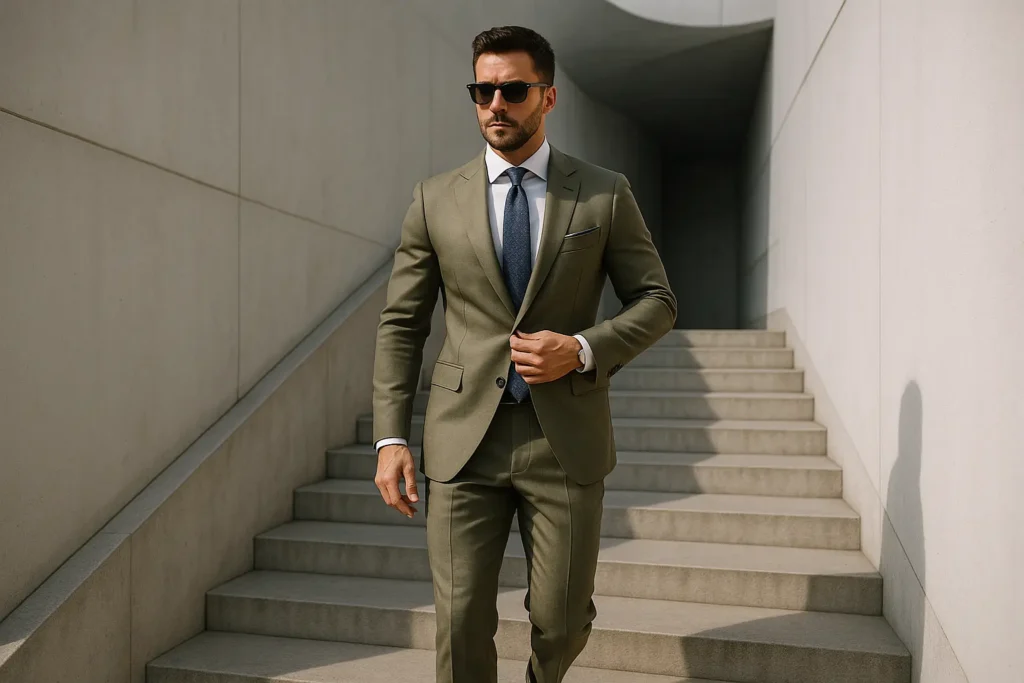 Selbstbewusster Mann geht entschlossen seinen Weg – Selbstvertrauen stärken im Alltag