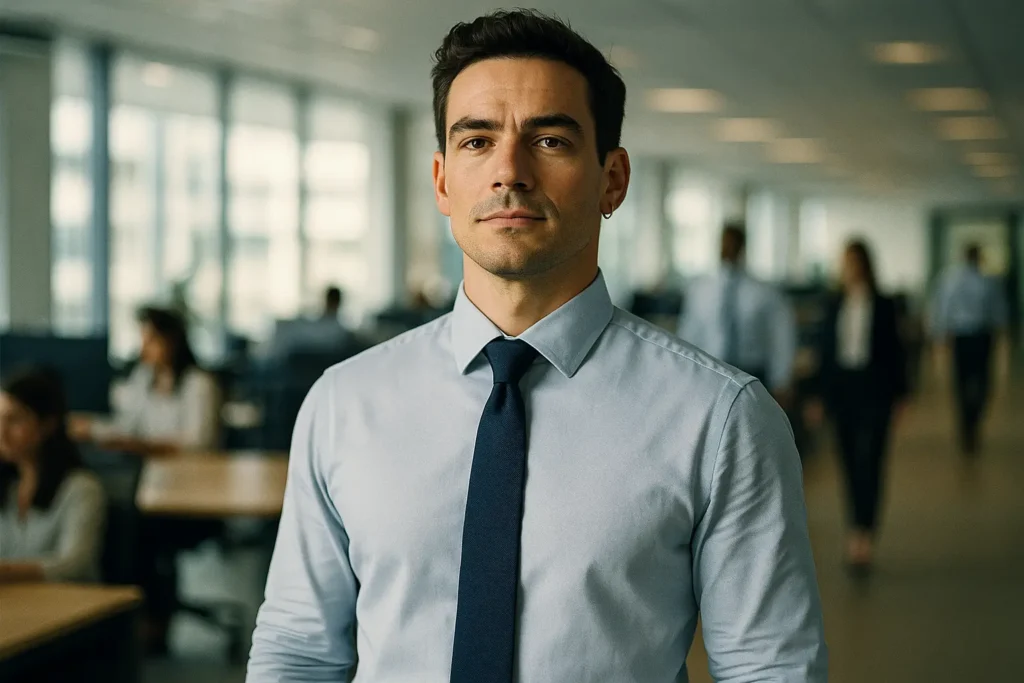 Selbstbewusster werden durch aufrechte Körperhaltung im Berufsalltag
