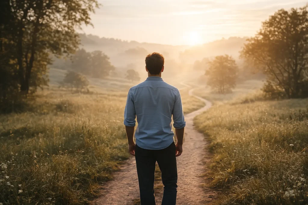 Mut und Erfolg beginnen mit dem ersten Schritt ins Unbekannte