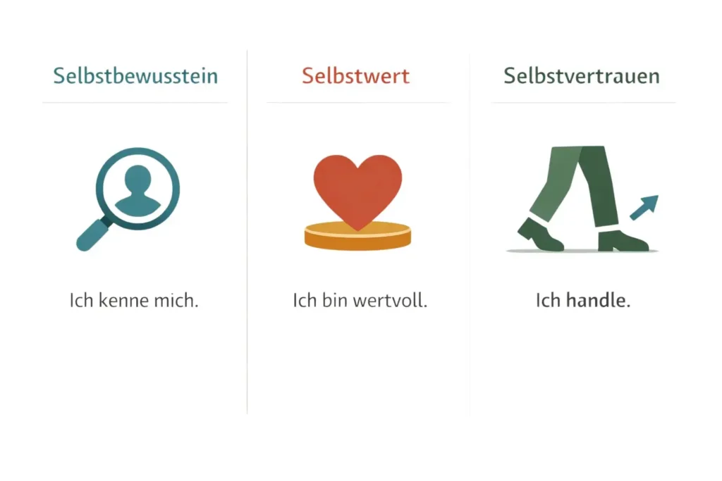 Was ist Selbstvertrauen – Unterschied zu Selbstbewusstsein und Selbstwert