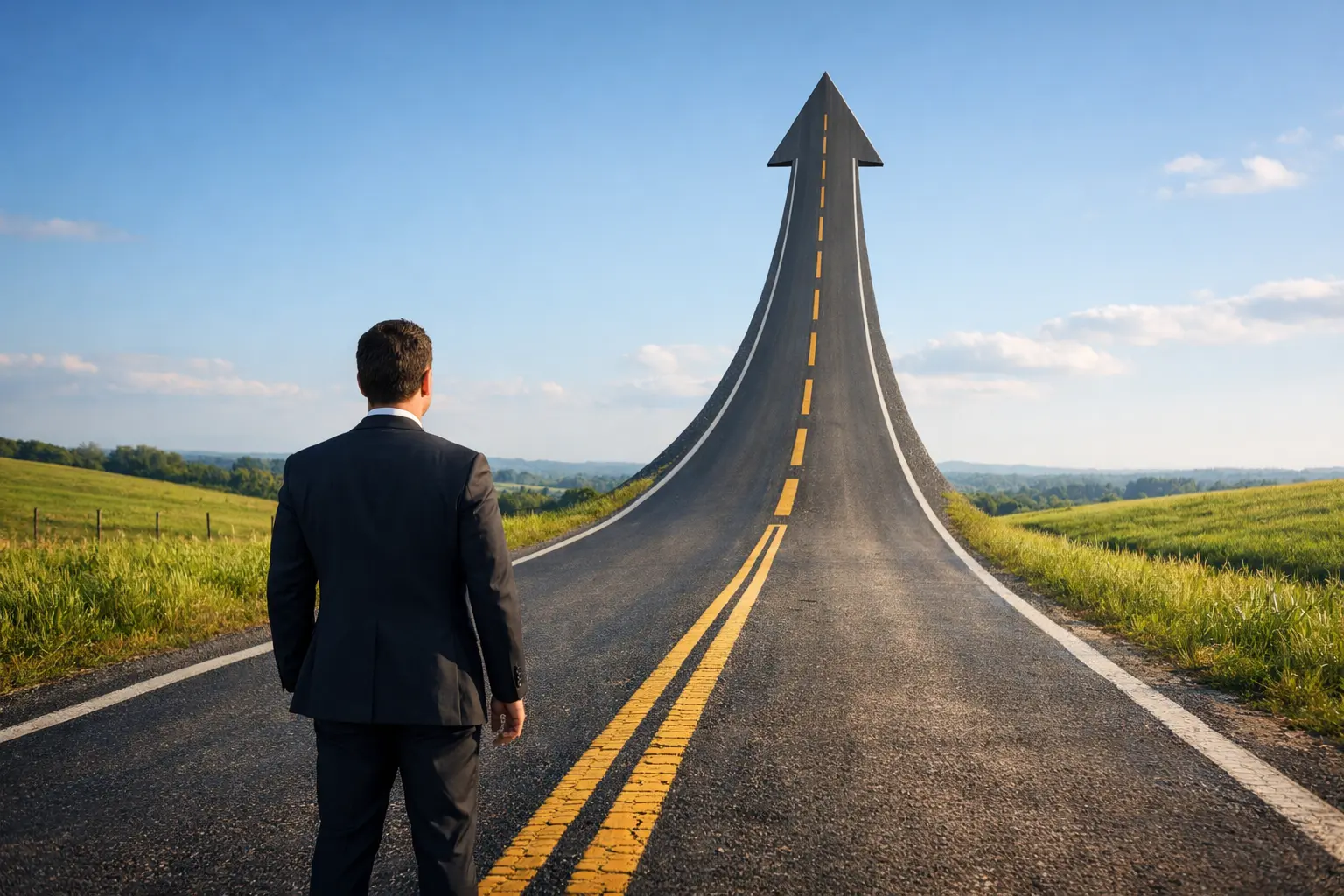 Mann denkt nach und lernt mutig zu handeln